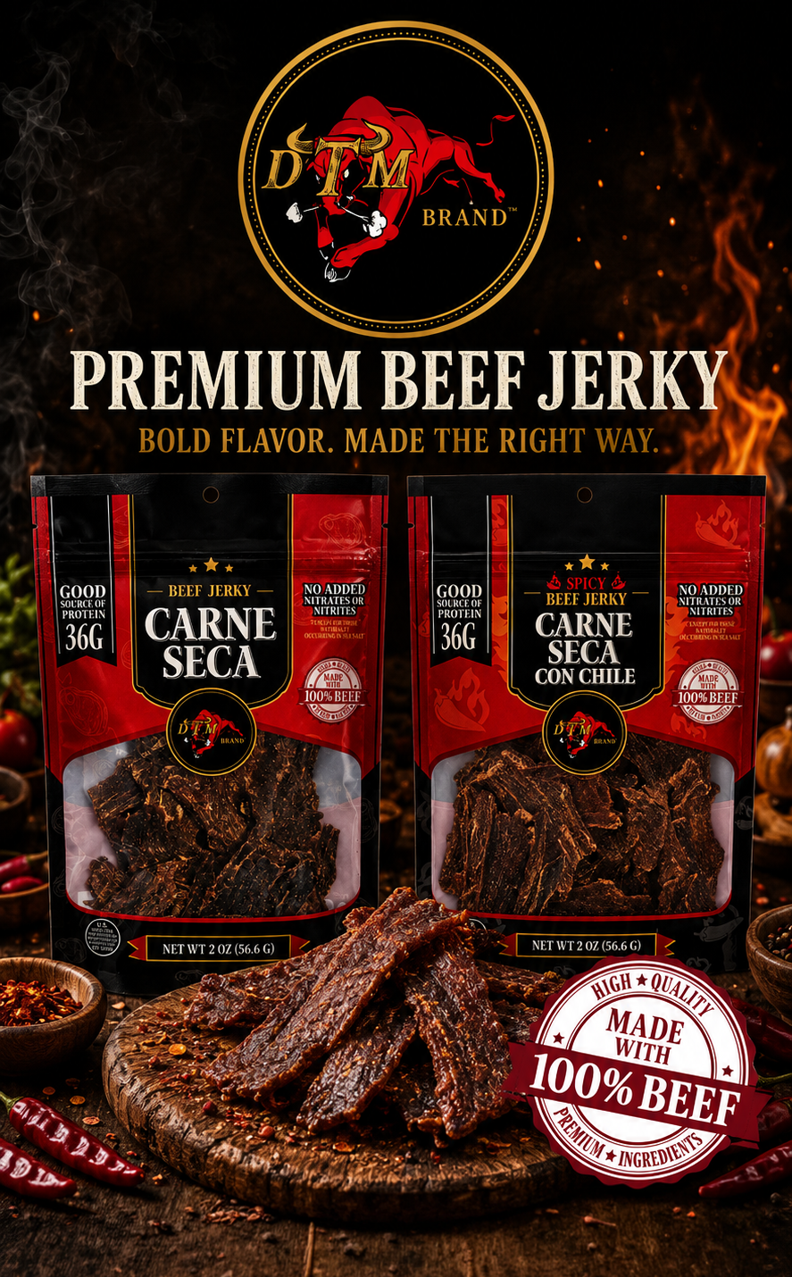 Premium Beef Jerky Carne Seca - Del Toro Meats